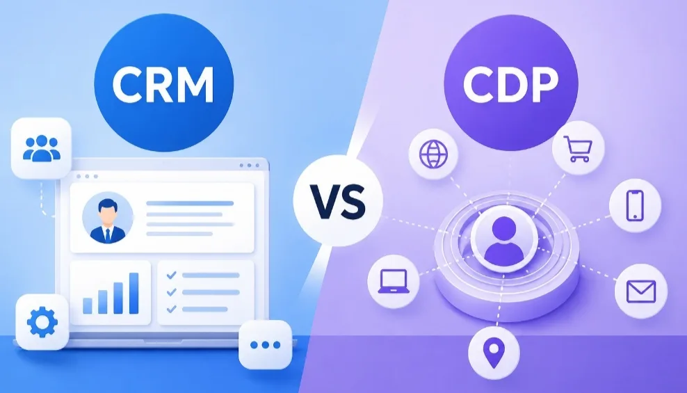 India's E-Commerce Is Booming. So Why Are Users Leaving by Day 30? crm vs cdp