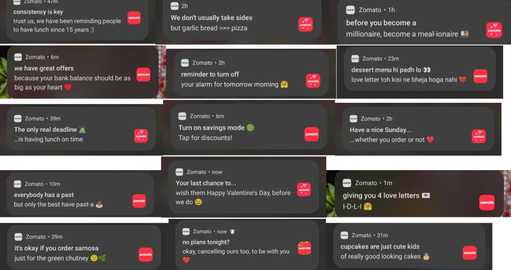 The Secret Sauce Behind Zomato's Creative, Long-Lasting Marketing daiom zomato personalization crm messages