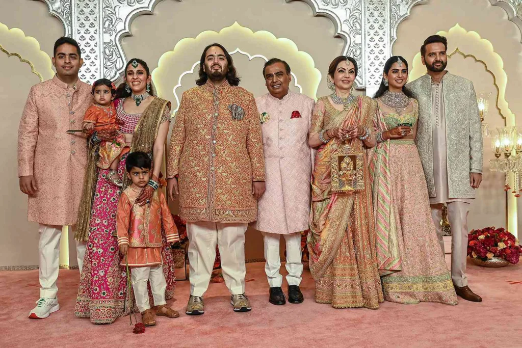 India's Wedding Market: How Brands Are Rewriting the Rules of Wedding Marketing daiom ambani family